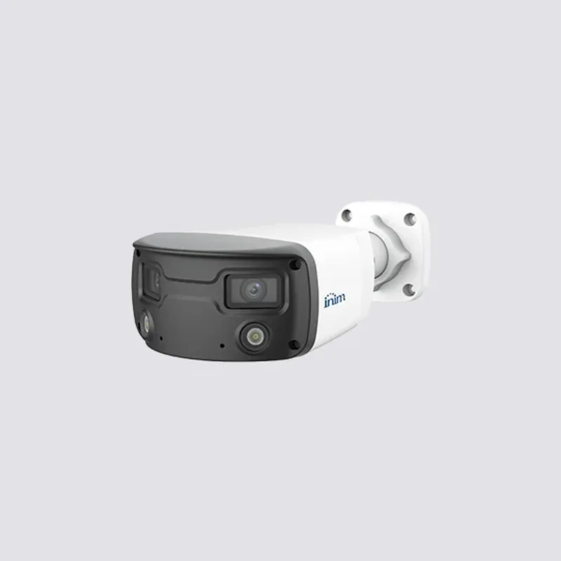 Caméra à double capteur 4 MP et 8 MP avec optique fixe, vision panoramique et Super Color